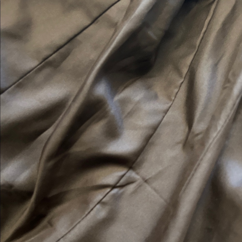 Elegant Brown Ruffle Blazer - Picture 9 of 9